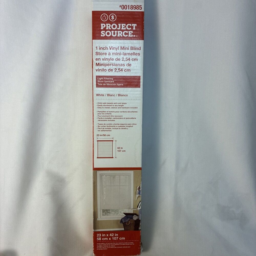 23 x 42 inch Power Source  vinyl MINI-BLIND #0018985
